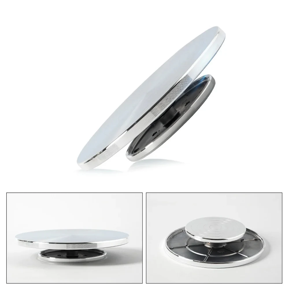 Aluminum Alloy Ceramic Turntable Double Sided Sculpture Turntable Clay Figurine Model Turntable Cake Handwheel