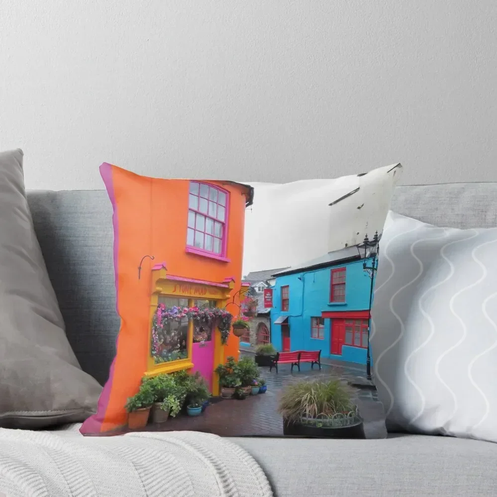

Bright Kinsale, County Cork, Ireland Throw Pillow Sofa Covers For Living Room luxury decor Room decorating items pillow