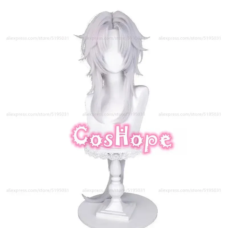 2025 12 YingXing 블레이드 실버 화이트 코스프레 애니메이션 가발 내열성 합성 가발 할로윈