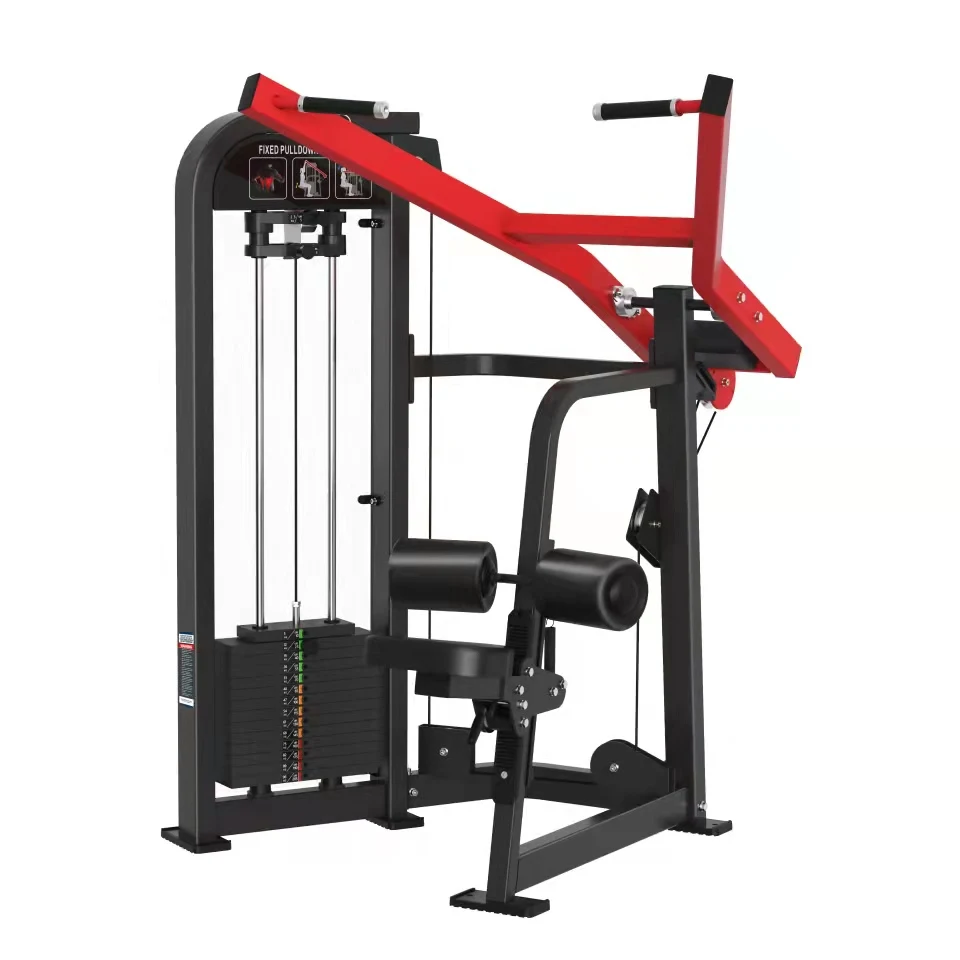 

Body Building Commercial Gym Fitness Equipment Strength Pin Loaded Diverging Seated Lat Pull Down