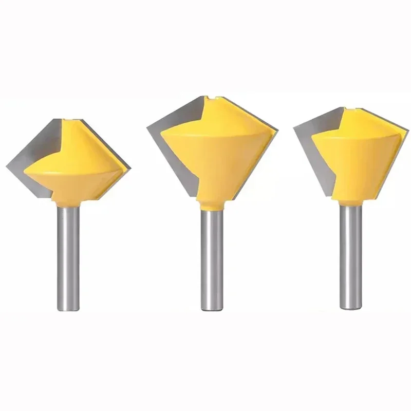 

1PC 8mm Shank 6 Sided 8 12 Multi Glue Joint Router Bit Set