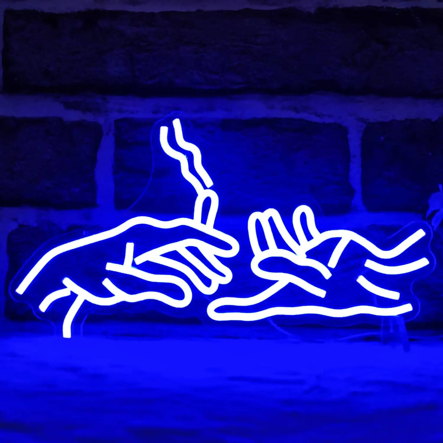 Smoking Hand Led Neon Sign Personalized Neon Signs For Bar Game Room Restaurant Wall Decoration Neon Light USB Acrylic