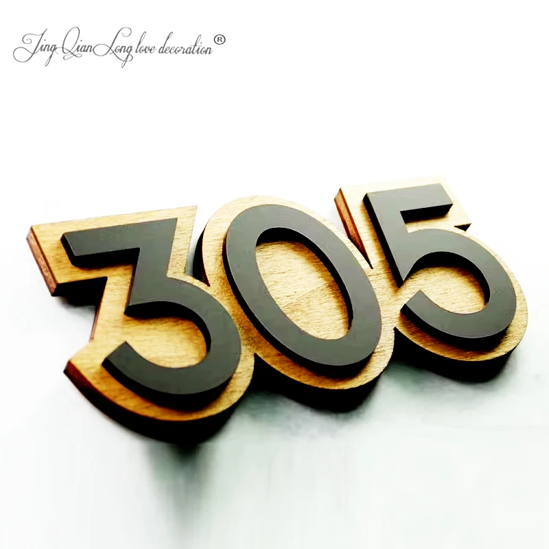 House Number Plaque, Horizontal House Number Sign, House Numbers, Personalized Sign, Housewarming Gift, Wood Sign