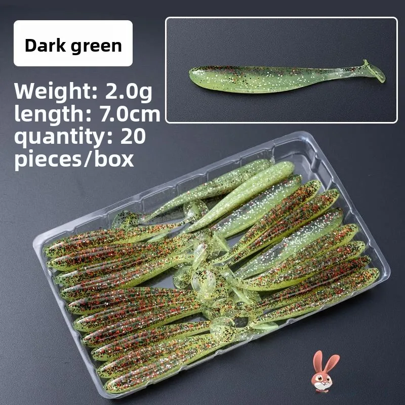 

Набор для рыбалки Texas Rig: искусственная приманка, свинцовая головка, изогнутый крючок для пресноводного окуня и краппи, мягкие черви и приманки, органайзер для хранения