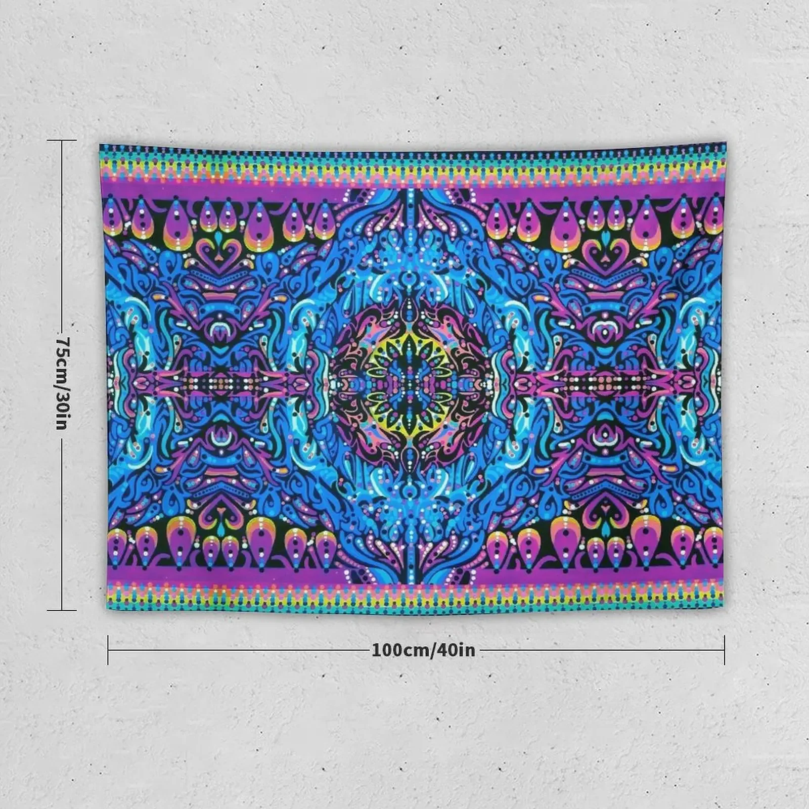 Mandala Reflection Tapestry Room Aesthetic Room Decor House Decor Outdoor Decor Tapestry