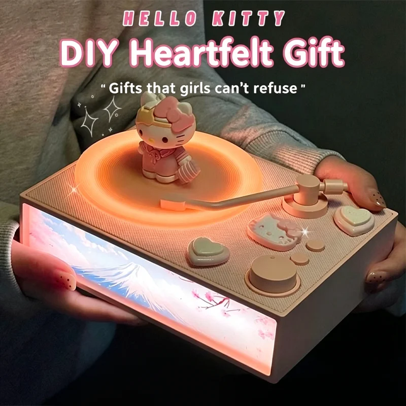Hello Kitty Bluetooth speaker, cute aroma diffuser, atmosphere lamp, birthday gift, wedding companion gift, best friend