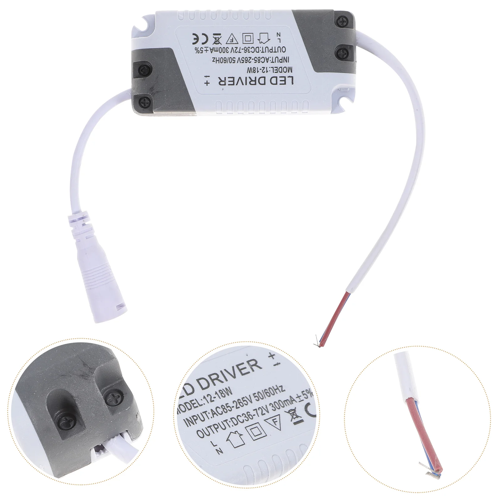 Light Accessory LED Driver Adapter Power Supply 120vac to 12v Dc Converter Constant Voltage