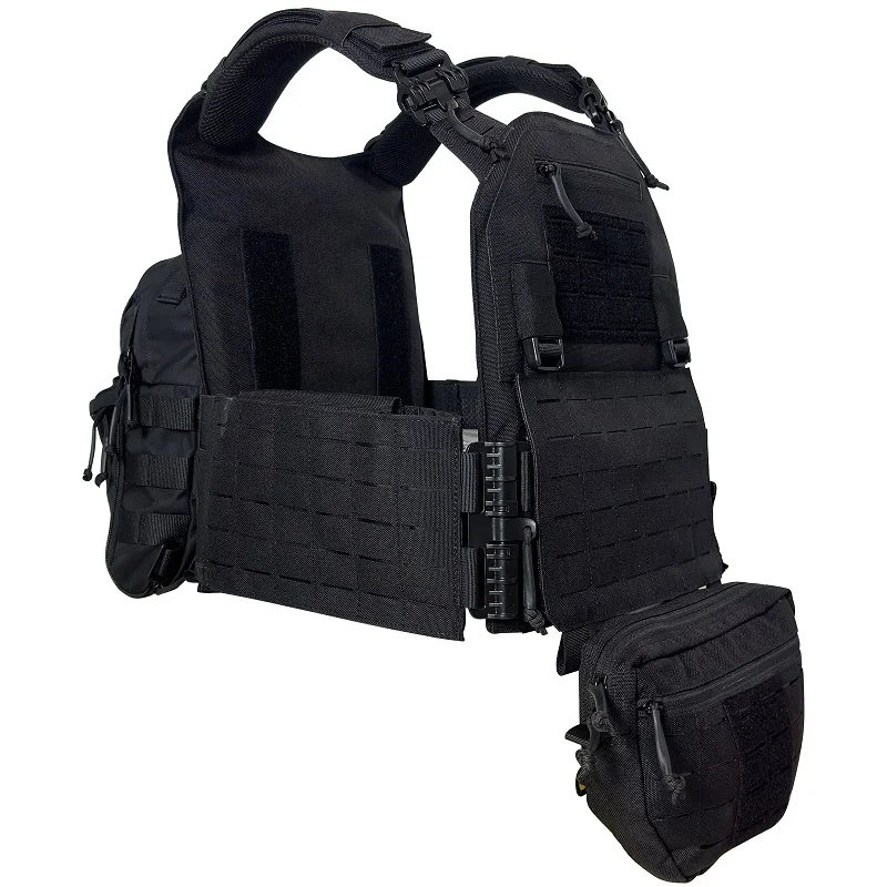 Tactical combat suit 1000D Nylon Laser cutting vest with 500D Hydration  Backpack with 1000D front tactical Pouch