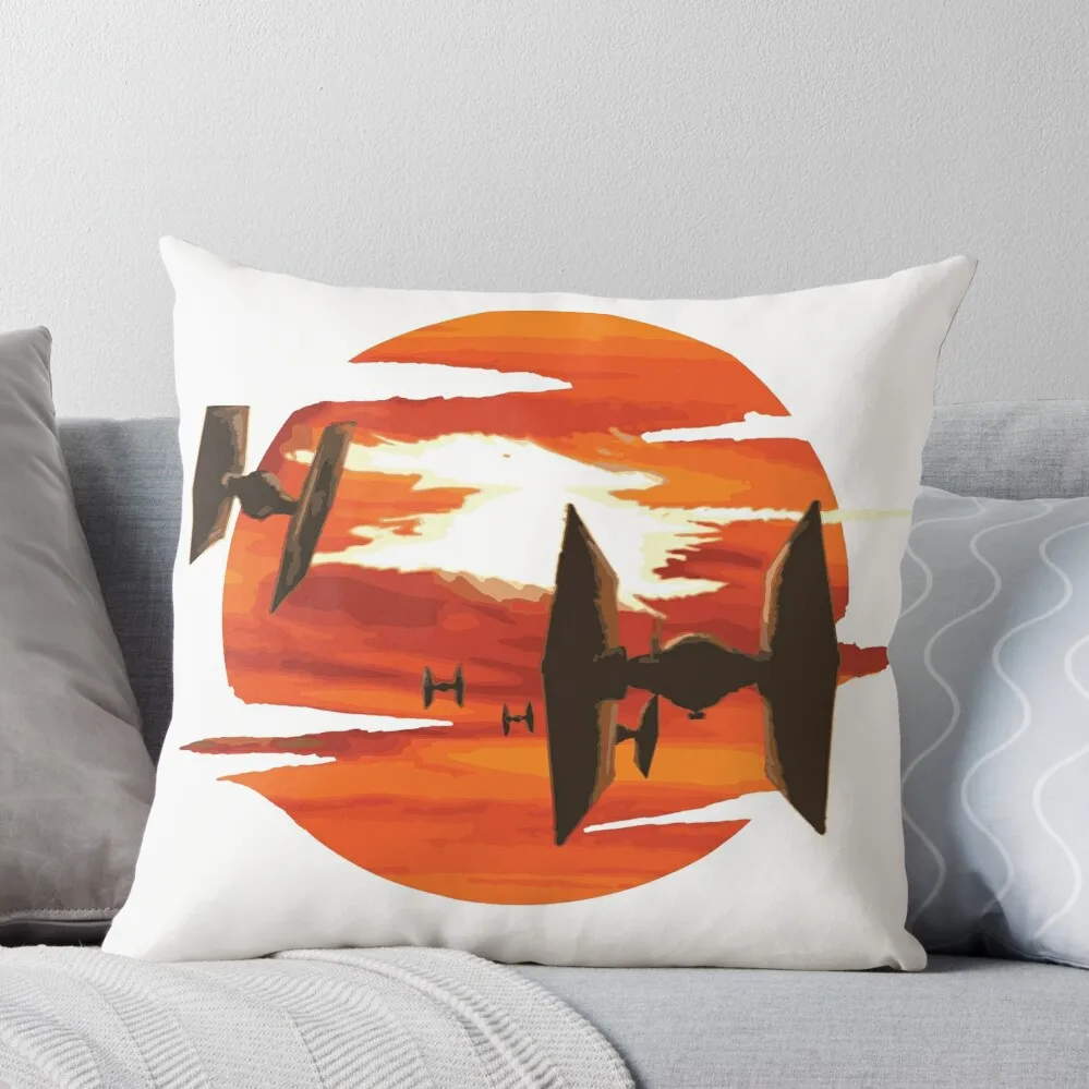 

Ride of the Tie fighters Throw Pillow Pillows Aesthetic Embroidered Cushion Cover Cushion Cover Cushions