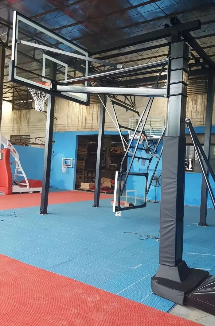 Long Lifetime 72 Inch Basketball Moveable Stand Indoor Portable Basketball Hoop