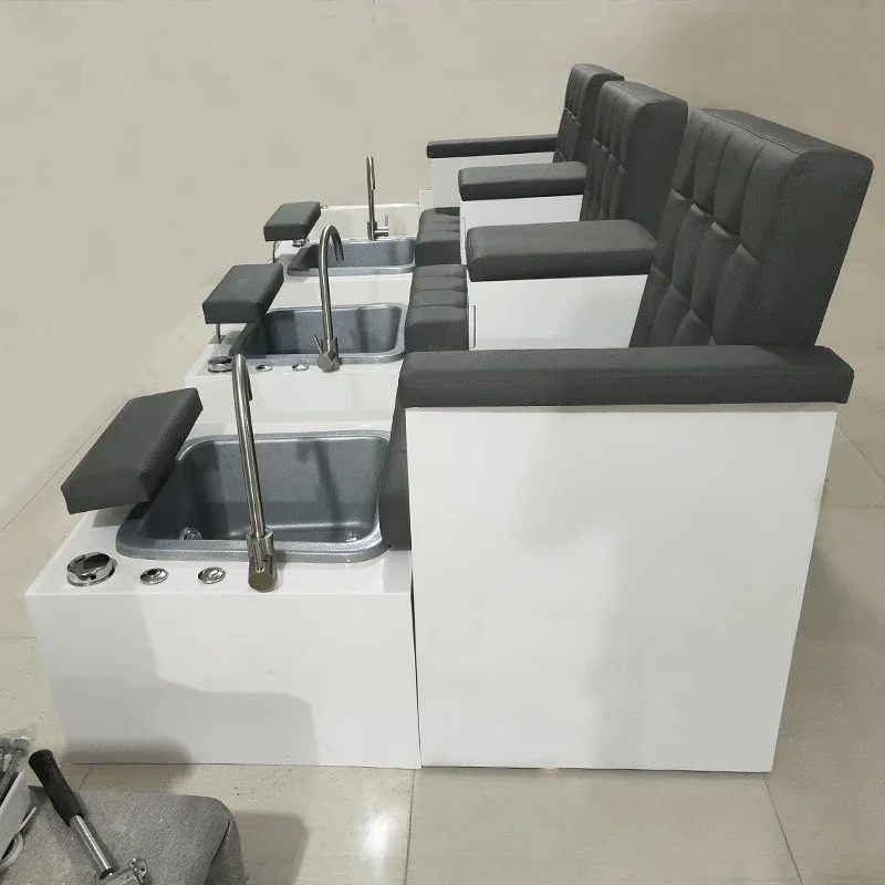 Manicure three-person sofa foot bath massage automatic electric multi-function foot massage beauty salon foot chair