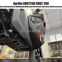 FOR Aprilia SRGT200 SRGT 200 Fuel Tank Guard Cover Modification Motorcycle Oil Pan Fuel Tank Cover Shell Accessories