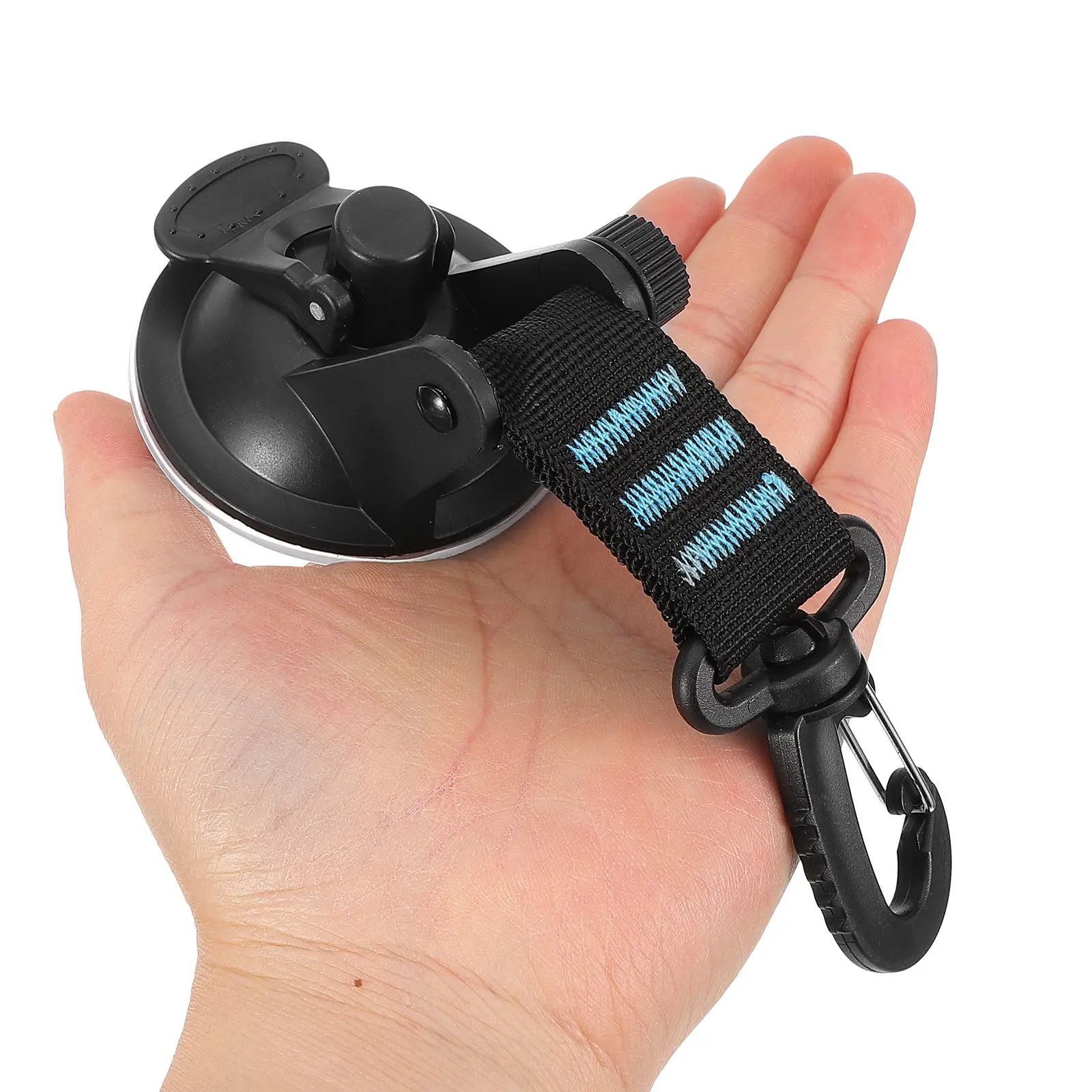 4Pcs Multi-Function Suction Cup Hooks Heavy Duty Vacuum Hooks for Tent Awning Car Side Mount Outdoor Climbing Portable Hanger