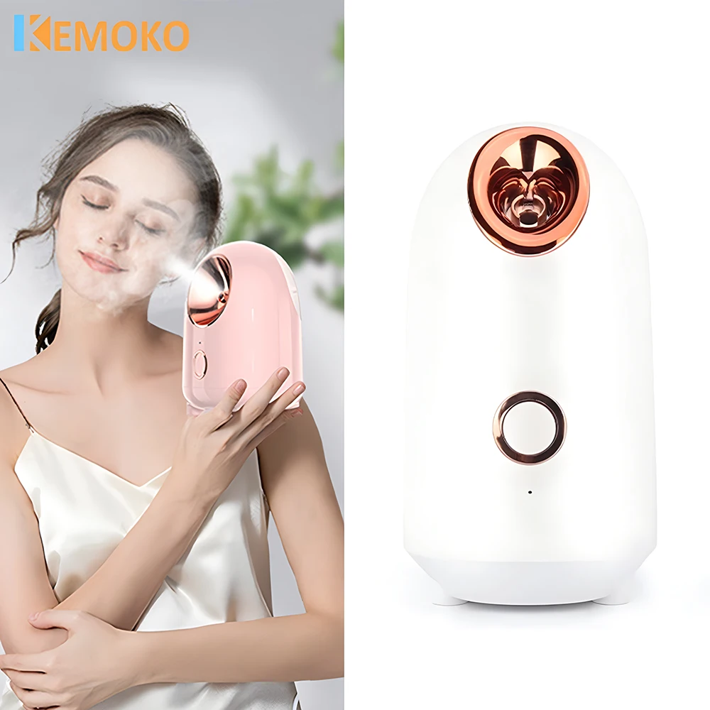 

SPA Facial Steamer Nano Ionic Hot Mist Face Steamer Home Sauna Face Humidifier Atomizer for Women Men Moisturizing Unclogs Pores