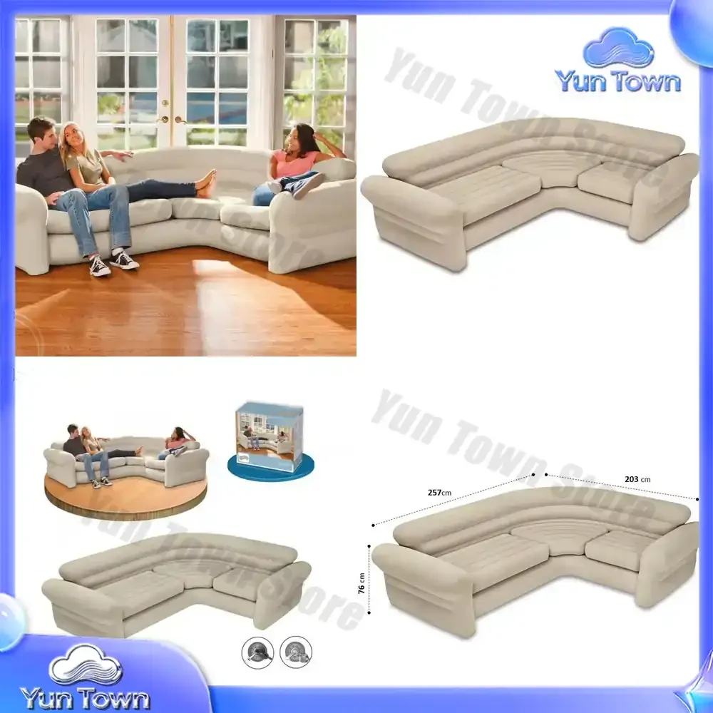 Modern Outdoor Corner Living Room Sofas Recliner Sleeper Chair Inflatable Air Sofa Set Furniture