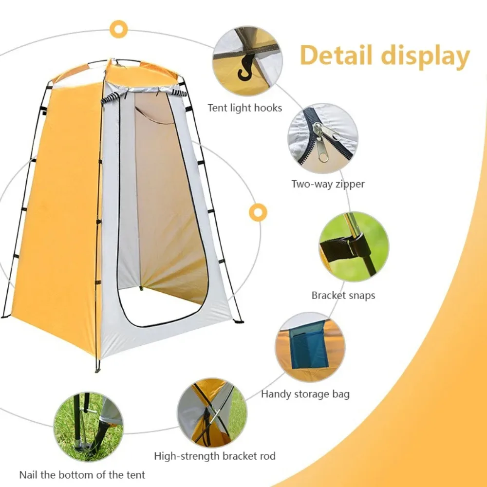 High Quality Camping Tent Outdoor Waterproof Changing Room Shelter for Camping Hiking Beach Toilet