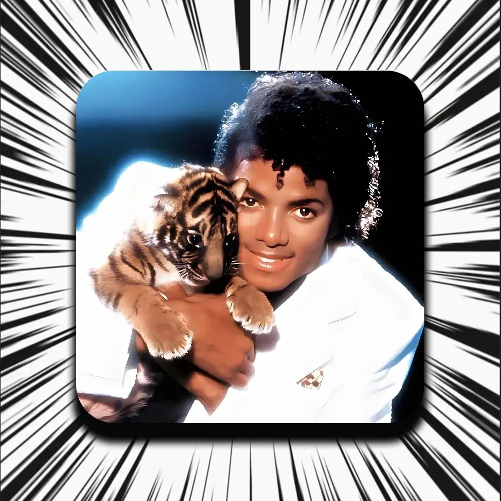 Aimants de réfrigérateur M-MichaelS Singer J-JacksonS, mignons, style dessin animé, aimants souples à transfert thermique, cadeau
