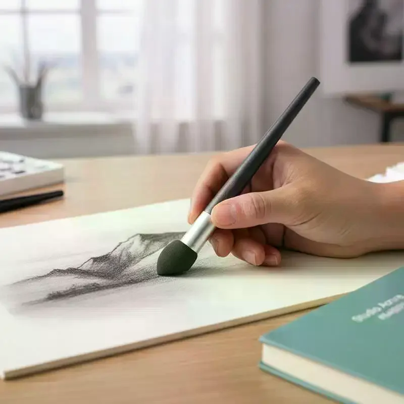 1/3pcs Grey Sketch Eraser Tool Pen, Drawing Rubber, Ideal for Artists, Students, Precision Erasing, Soft Material, No Damage