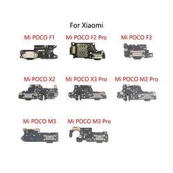 USB Charge Dock Port Socket Connector Flex Cable For Xiaomi Mi POCO F1 Pocophone F2 Pro F3 5G X2 X3 M2 M3 Charging Board Module