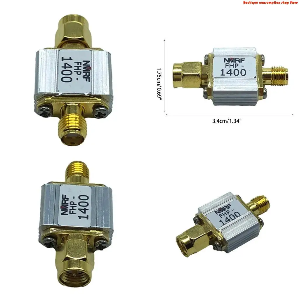 L9NA FHP-1400 1400MHz High Pass Filter RF Coaxial Bandpass Ultra-Miniature SMA