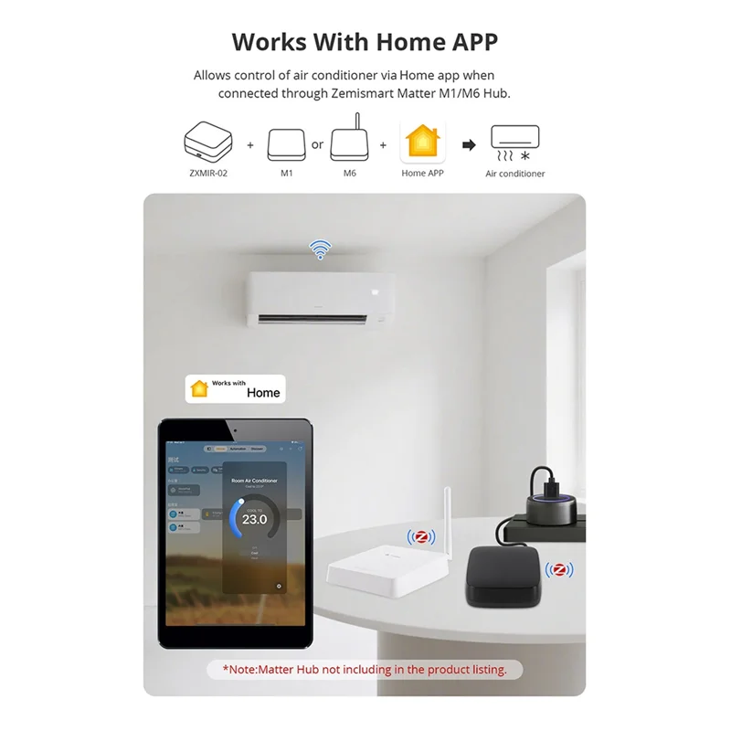 

AT41 Tuya Zigbee Infrared Remote Control Intelligent Universal Remote Voice Control Via Mobile Phone App