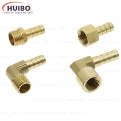 Brass Hose Fitting 4mm-19mm Barb Tail 1/8