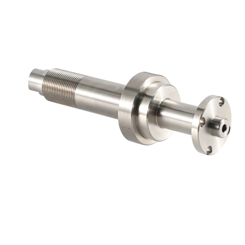 Custom CNC machined stainless steel precision mechanical multi-segment drive shaft