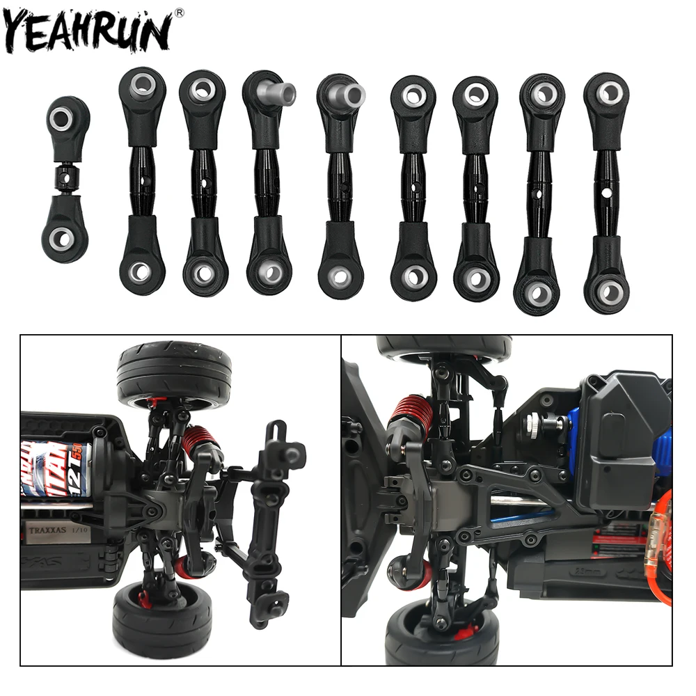 

YEAHRUN Metal Chassis Link Rod Kit for 4-Tec 2.0 VXL AWD #83076-4 1/10 RC Crawler Car Parts