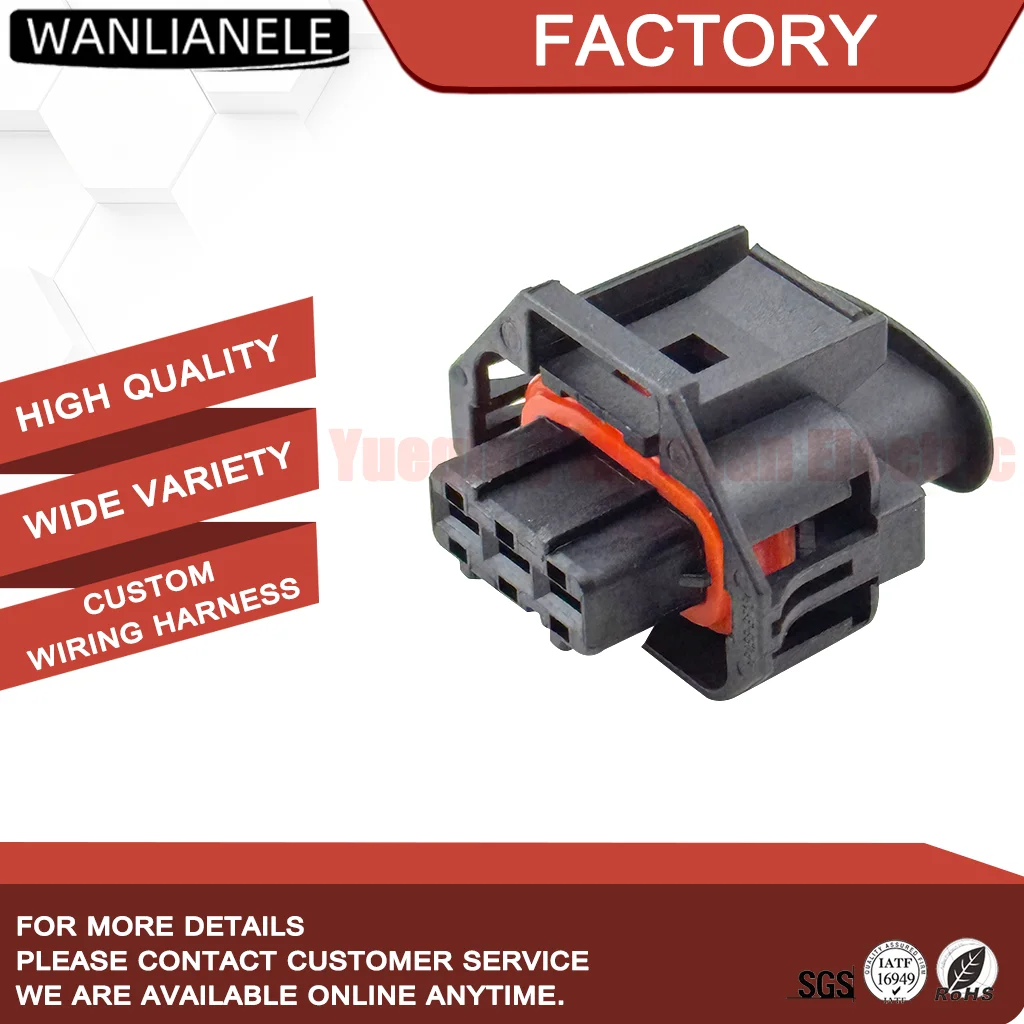50 Sets 2050049-1 3 Pin Female Waterproof Connector Housing Superseal Pro 2.8mm 30A 5mm Pitch Black Fit Sensor Harness
