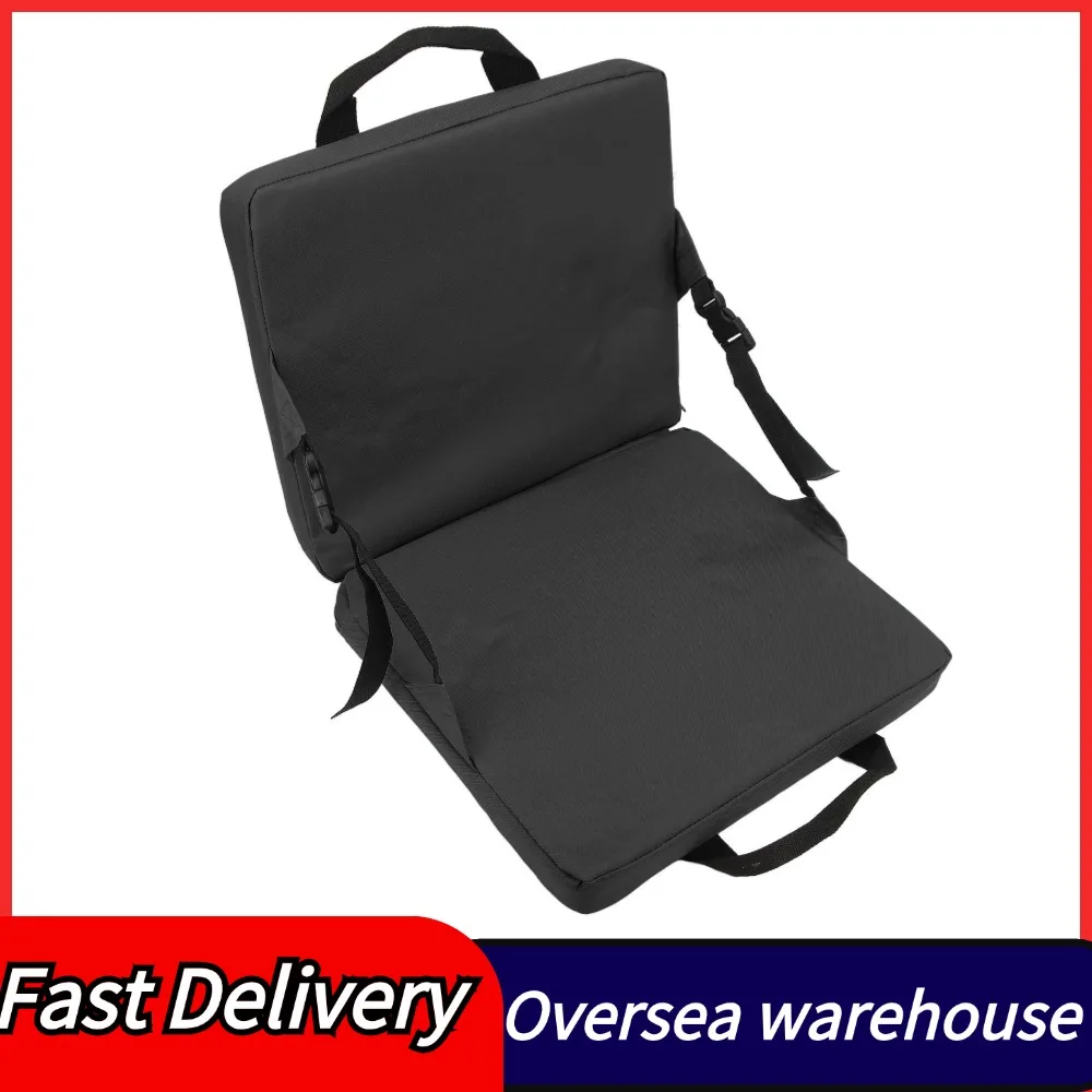 Outdoor Foldable Cushion Outdoor Foldable Chair with Backrest Soft Sponge Cushion Back Chair for Stadium and Beach