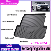 TPE Car Rear Trunk Mat For Dongfeng Shine Max Aeolus Yixuan Max A60 2021 2022 2023 2024 Trunk Mat Easy Clean Waterproof Liner
