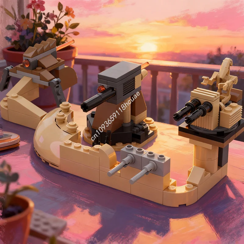 

110pcs MOC Star Battle Droid Station Model Building Blocks Architecture Assemble Toy DIY Christmas Gifts Education Creative Idea