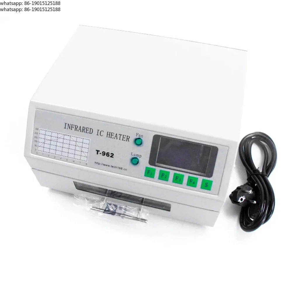 T-962 desktop infrared reflux furnace IC heater welding machine 800W 180x235mm t962 for processing