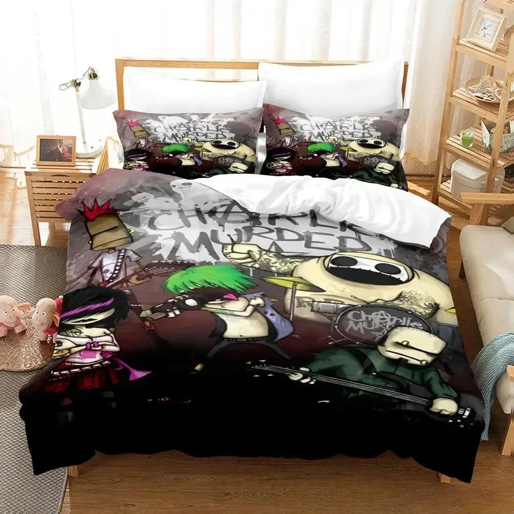 Charlie Murder Bedding Set Single Twin Full Queen King Size Bed Set Adult Kid Bedroom Duvet cover Sets Anime parure de lit Bed