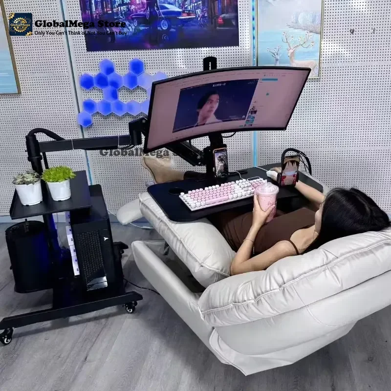 Support de suspension multifonctionnel et mobile pour lit, idéal pour le jeu et le travail sur ordinateur en position allongée