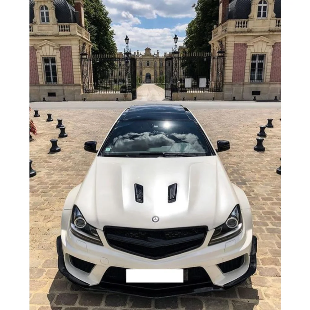 2X Bonnet Air Vents Engine Hood Car Exterior Parts For Mercedes Benz W204 C63 W205 W207 W212 W213 AMG Sedan Coupe Car Front Vent