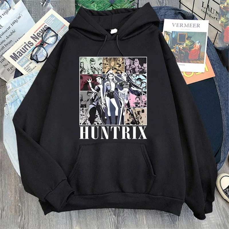 

KPop Huntrix Logo Men's Sweatshirt Alliance Sportswear for Autumn and Winter, Warm and Comfortable Men's Clothing