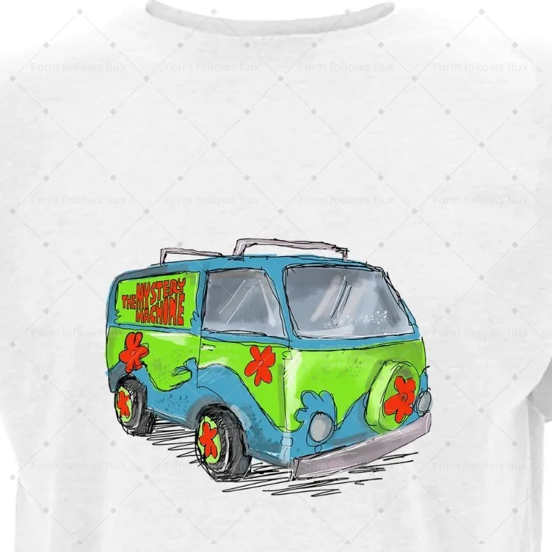 

2026 men T-Shirt Hoodie Hand Drawn Comic style The Mystery Machine – Scooby-Doo Cars Children's TV Family Kids Unisex S-6XL Plus