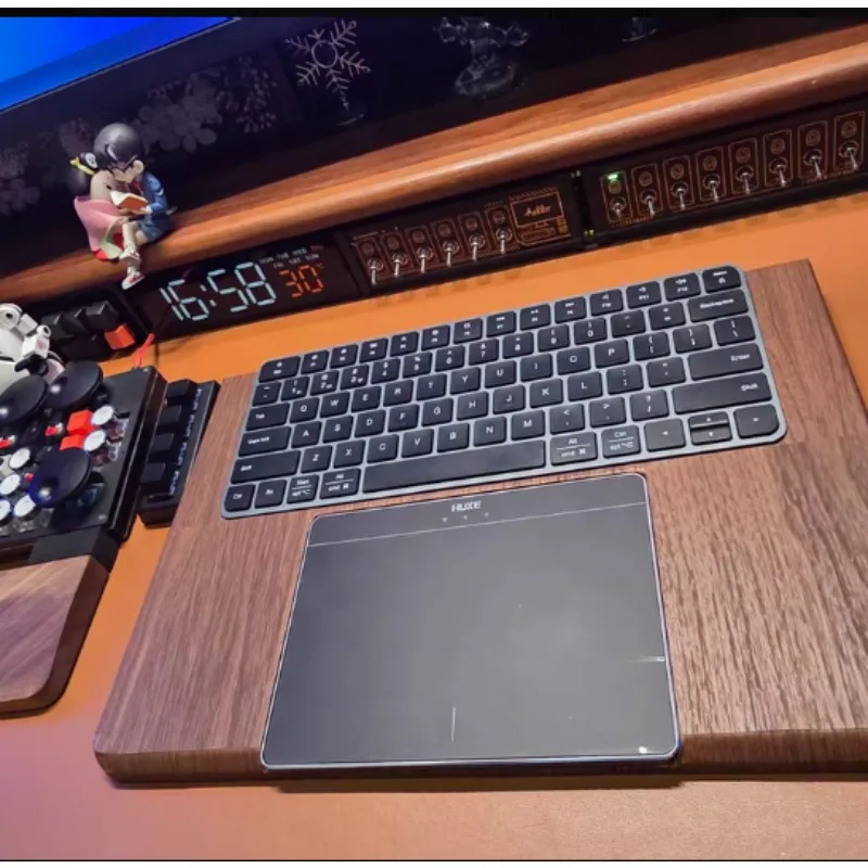 New Origin Keyboard Base Short Keyboard Combo Magic Trackpad Integrated Wrist Rest for Touchpad IPad Laptop Office Universal