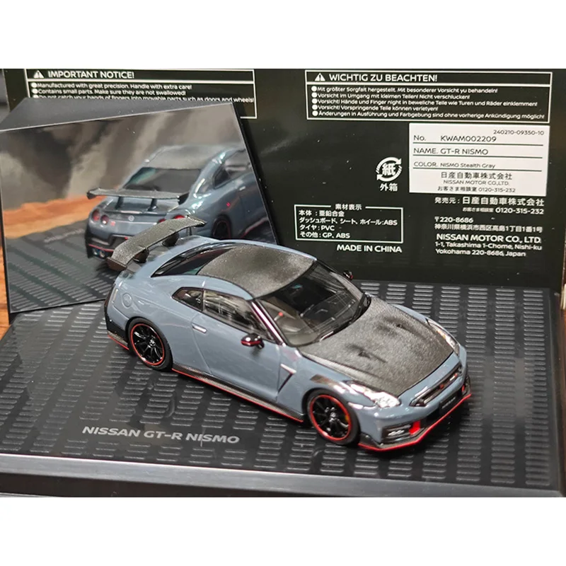 

Масштаб 1/43 Nissan GT-R R35 NISMO, коллекция моделей автомобилей из сплава, украшения