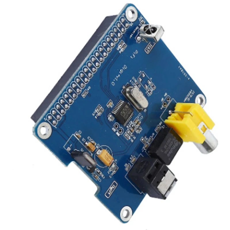 HIFI Digi+ Digital Sound Card Digital Sound Card Blue Digital Sound Card I2S SPDIF Optical Fiber RCA For Raspberry Pi 3 /2 B+