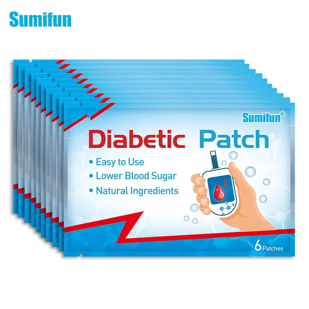 

6/18/30/60Pcs Sumifun Diabetic Patch Balance Blood Glucose Lower Sugar Level Diabetes Navel Sticker Medical Slimming Plaster