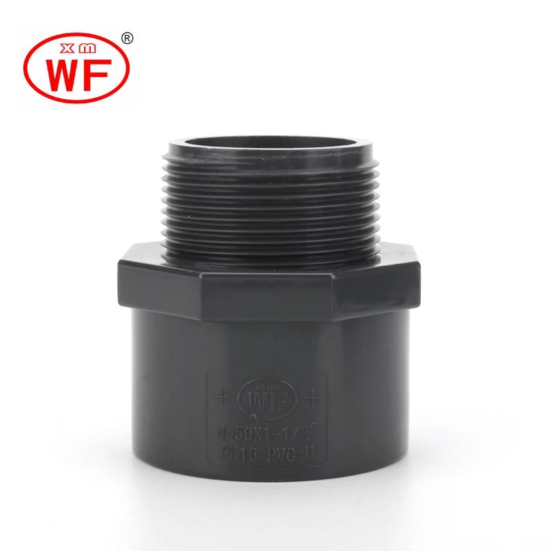 WF UPVC 20mm-63mm Male Adapter（S X T）Installs Pipe Water Tank pvc pipe Thread Connector AAquatic systems