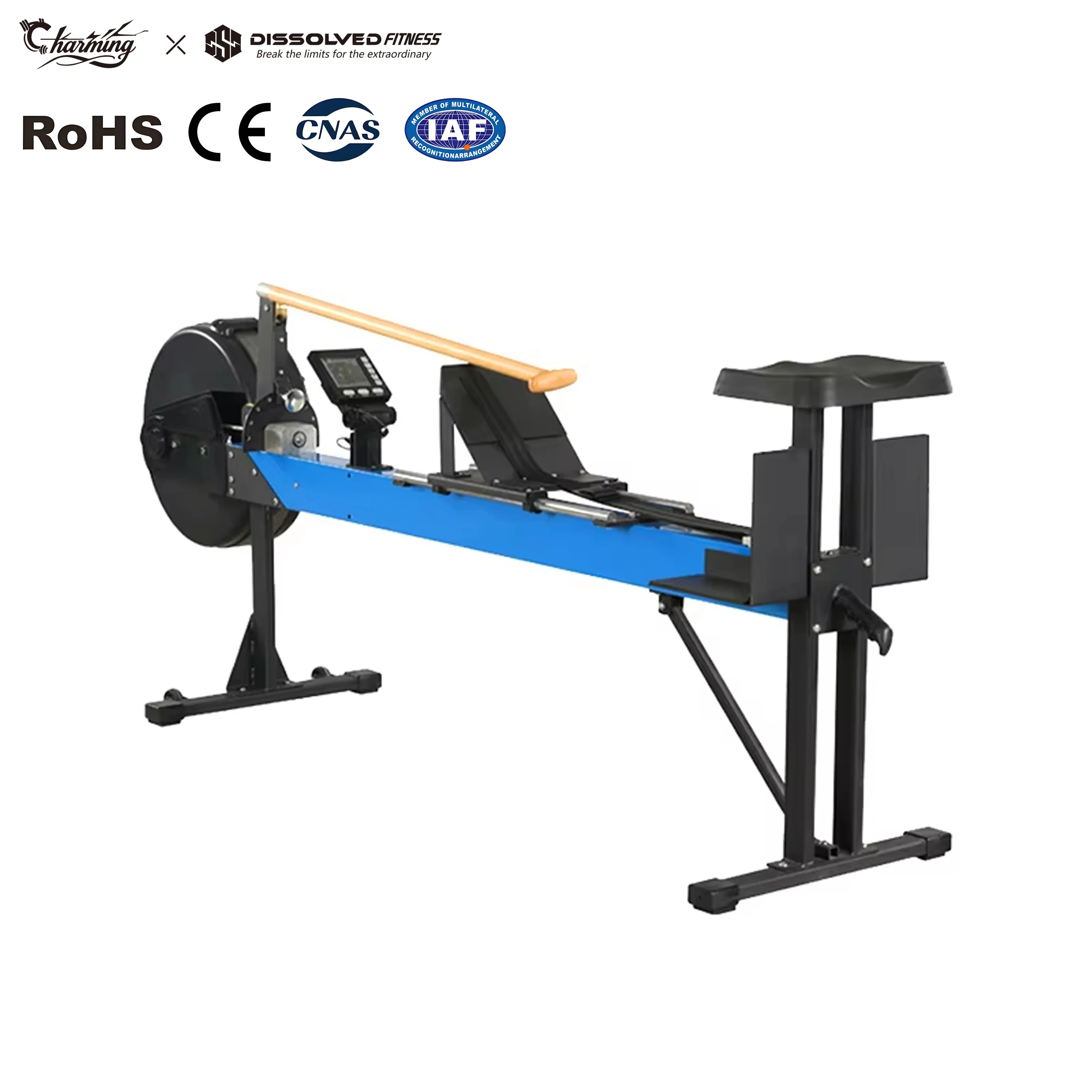 

Fitness Club Commercial Equipment Dragon Boat Rowing Machine for Indoor Exercise Air Dragon Boat Ergometer Rowing Machine