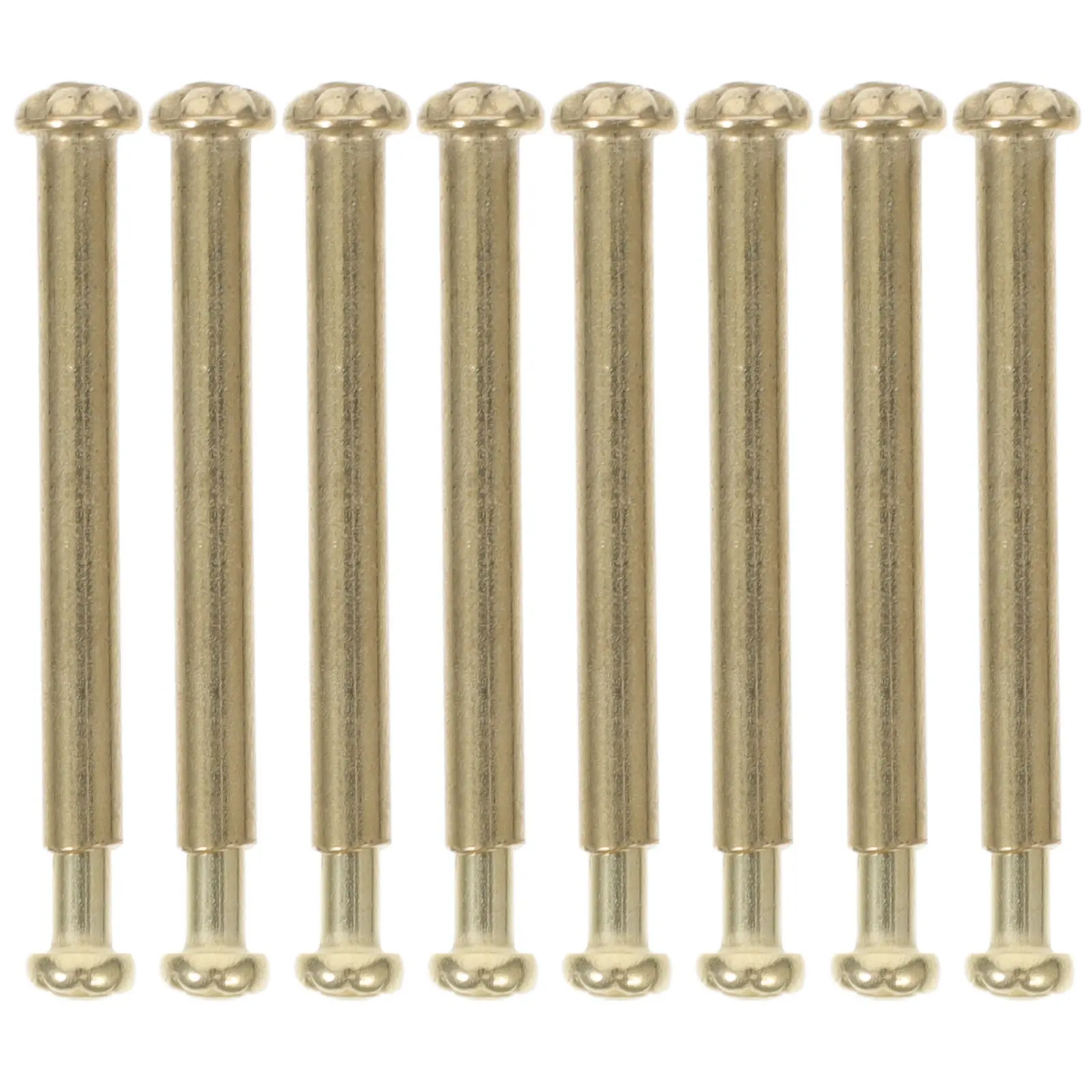 6Pcs Folding Fan Shaft Rivet and Nut Repair Kit Metal Shaft Rivets for Handheld Bamboo Fans DIY Replacement Fastener Accessories