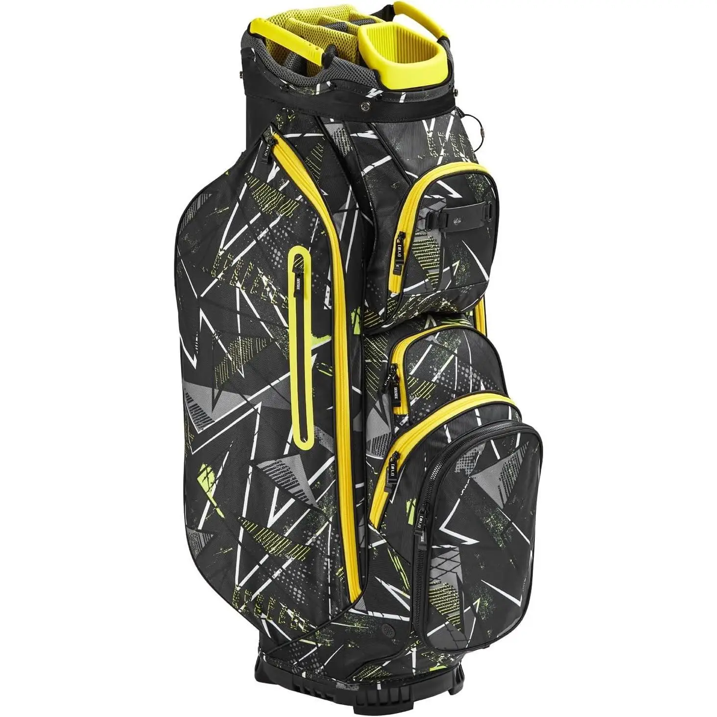 14 Ways Dividers Golf Bag Golf Cart Bag with Full-Length Featuring Cooler Pocket, Rain Hood, 9 Pockets & Padded Strap–Ideal Golf