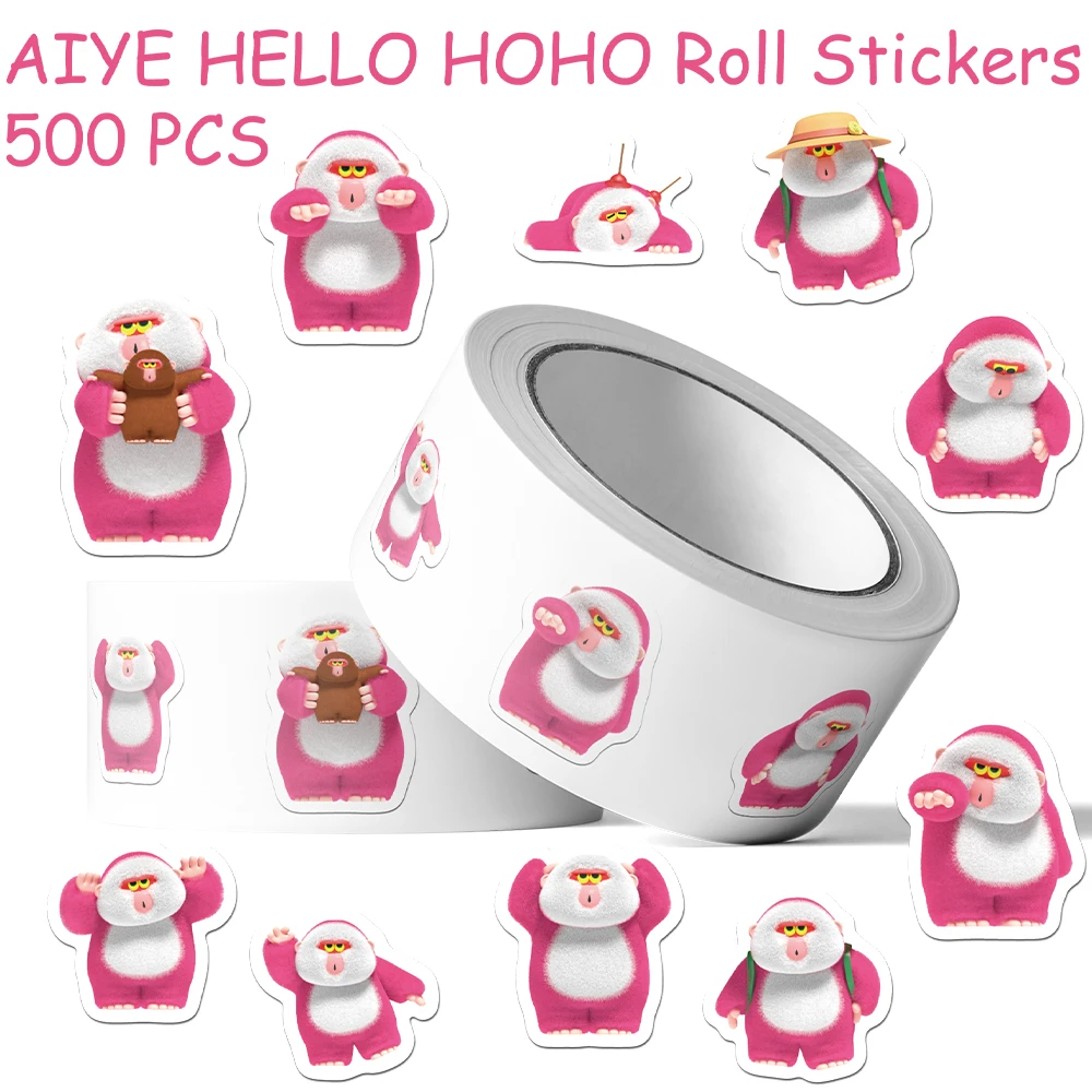 

500 шт. наклеек AIYE HEllO HOHO для ноутбуков, скрапбуков, багажа, шлемов, DIY граффити, эстетичные наклейки, креативные подарки