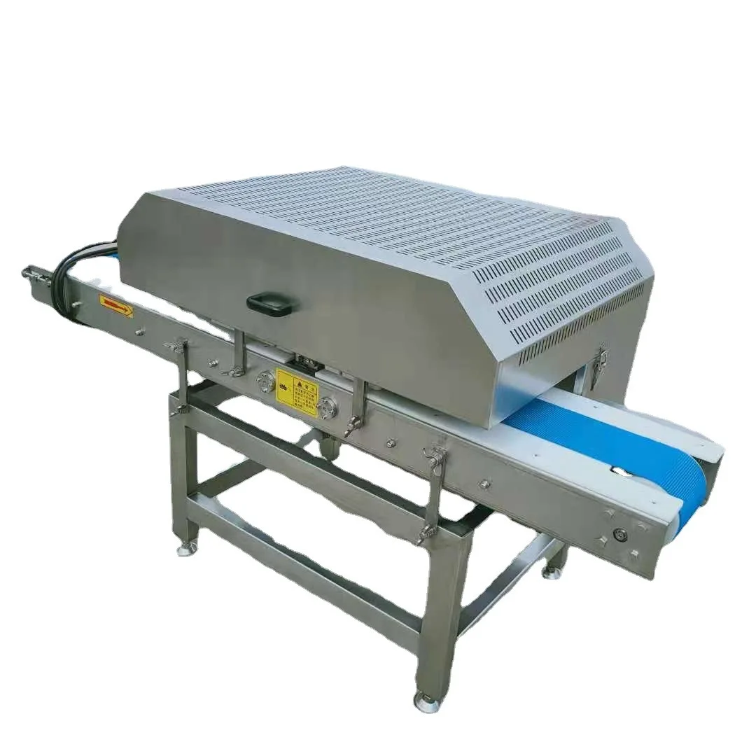 Fresh Meat Conveyor Type Fresh Meat Slicer Food Chicken Breast Slicing Machine