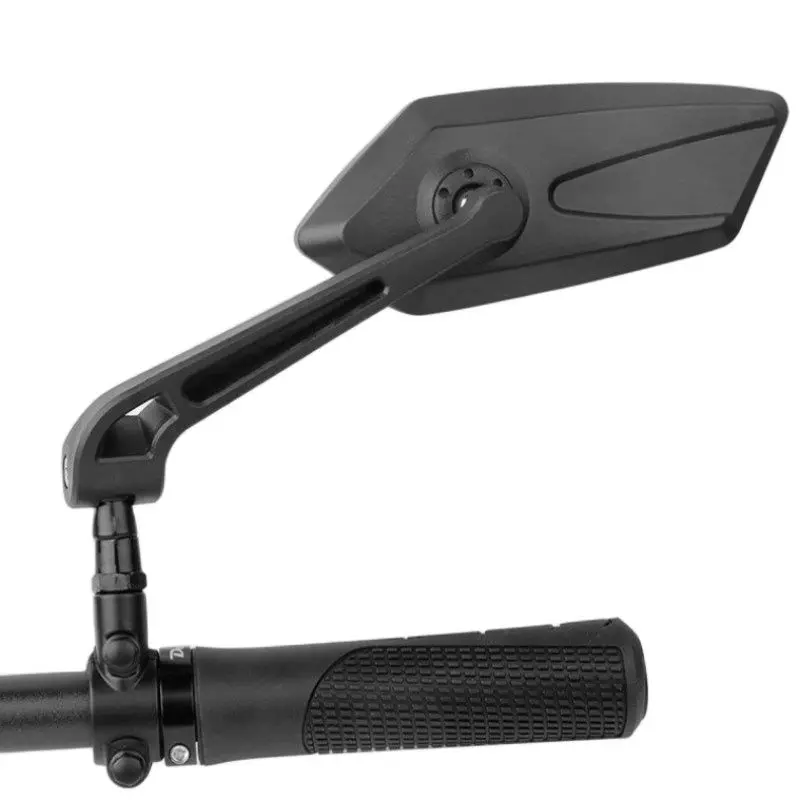 Drehbarer, verstellbarer Fahrrad-Rückspiegel mit klarer Linse, Lenker-Rückspiegel, Sicherheitszubehör für das Radfahren, MTB, Elektroroller – Detail 6