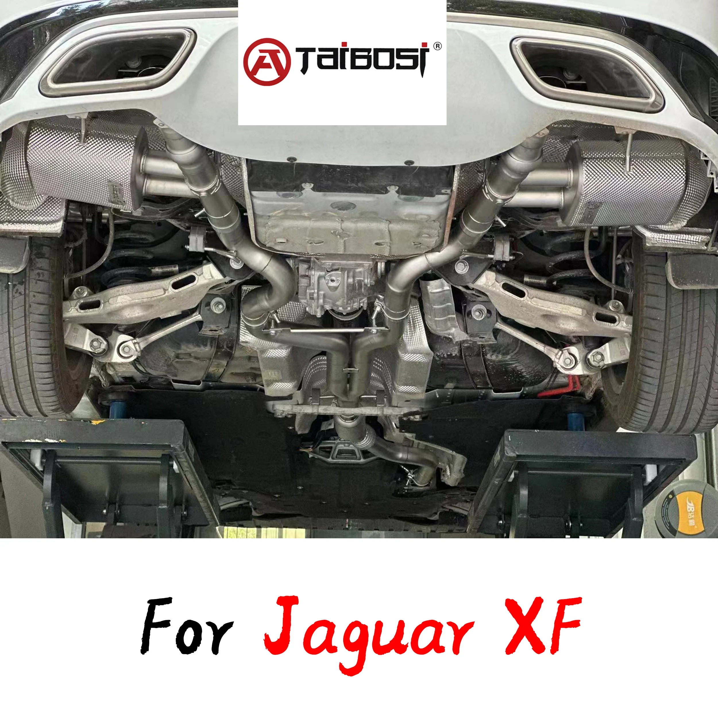 For Jaguar XF XFL 2.0T 3.0T Car Exhaust Taibosi Performance Catback Exhaust System Pipe Electric Valve Muffler Cutout Stainless